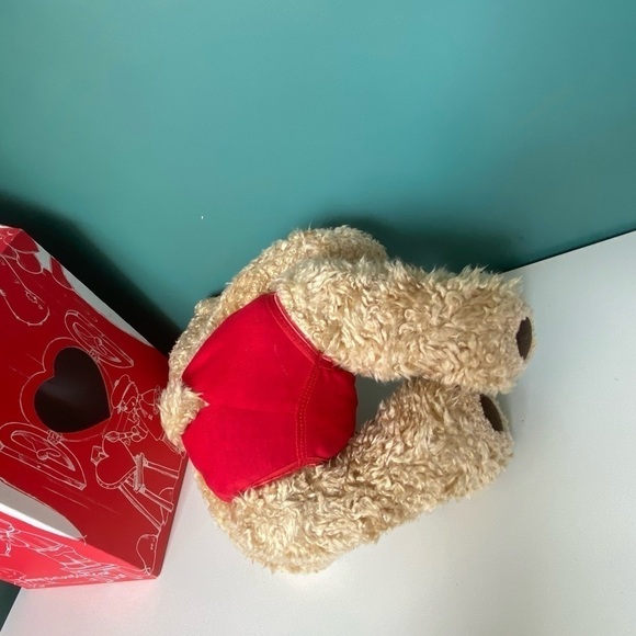 BUILD A Bear Timeless Teddy - Red Underwear & Hibiscus Original Box Valentines - Picture 6 of 7